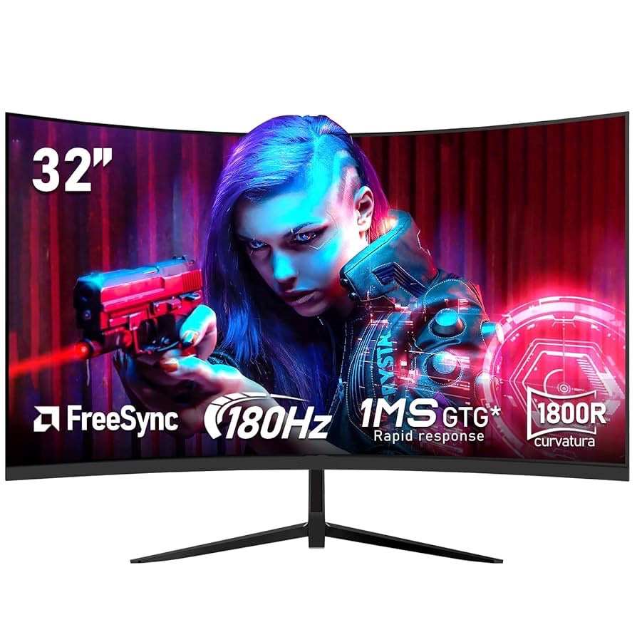 GAWFOLK 32-Inch 2K-165HZ-1800R HD